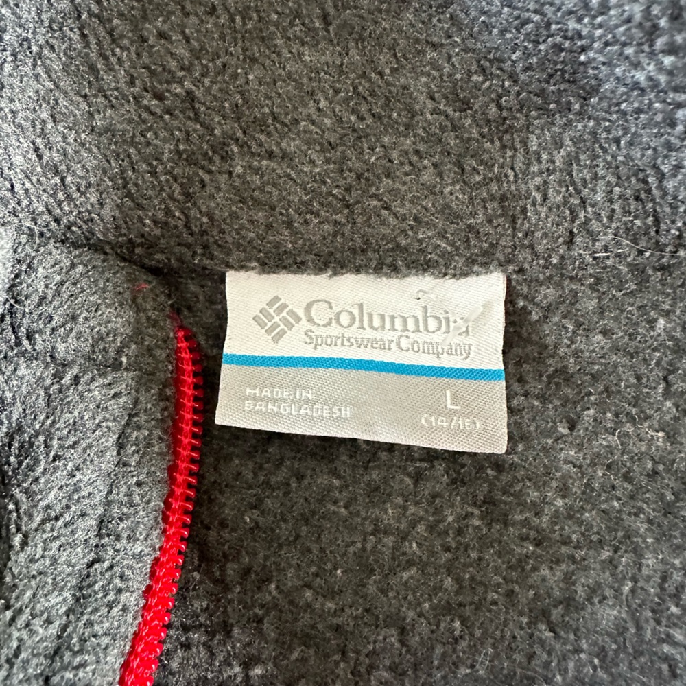 Columbia zip up fleece…